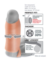 Fantasy X-Tensions Real Feel Enhancer – 5.5 Inch Erection Enhancer > Sex Toys For Men > Penis Sleeves - Tophatter Daily Deals