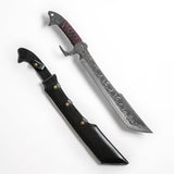 Fire and Steel - Fantasy Flame Demon Cleaver - Tophatter Daily Deals