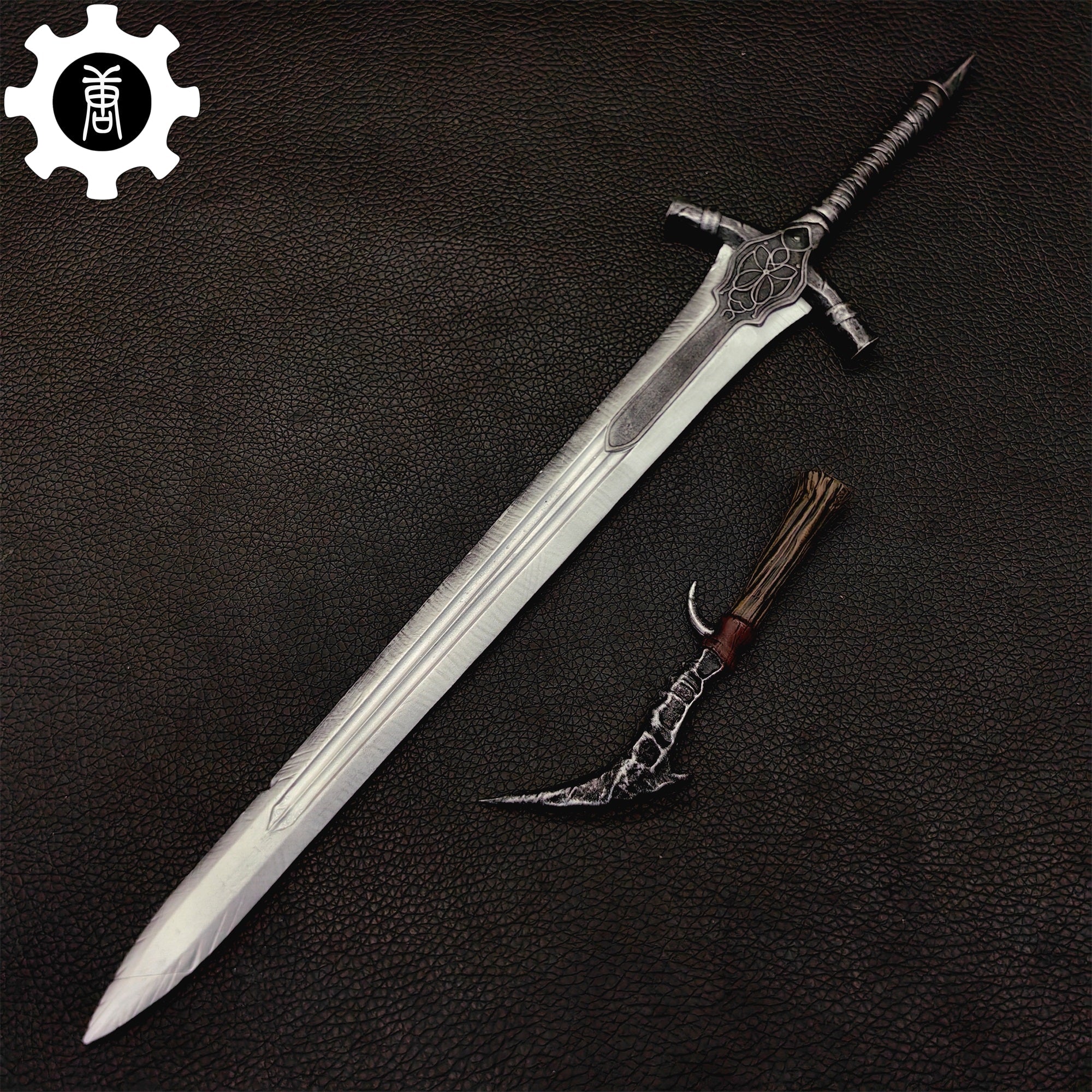 3D Printed 1:6 Scale Farron Greatsword Abyss Watchers Dagger Sword & Dagger - Tophatter Daily Deals