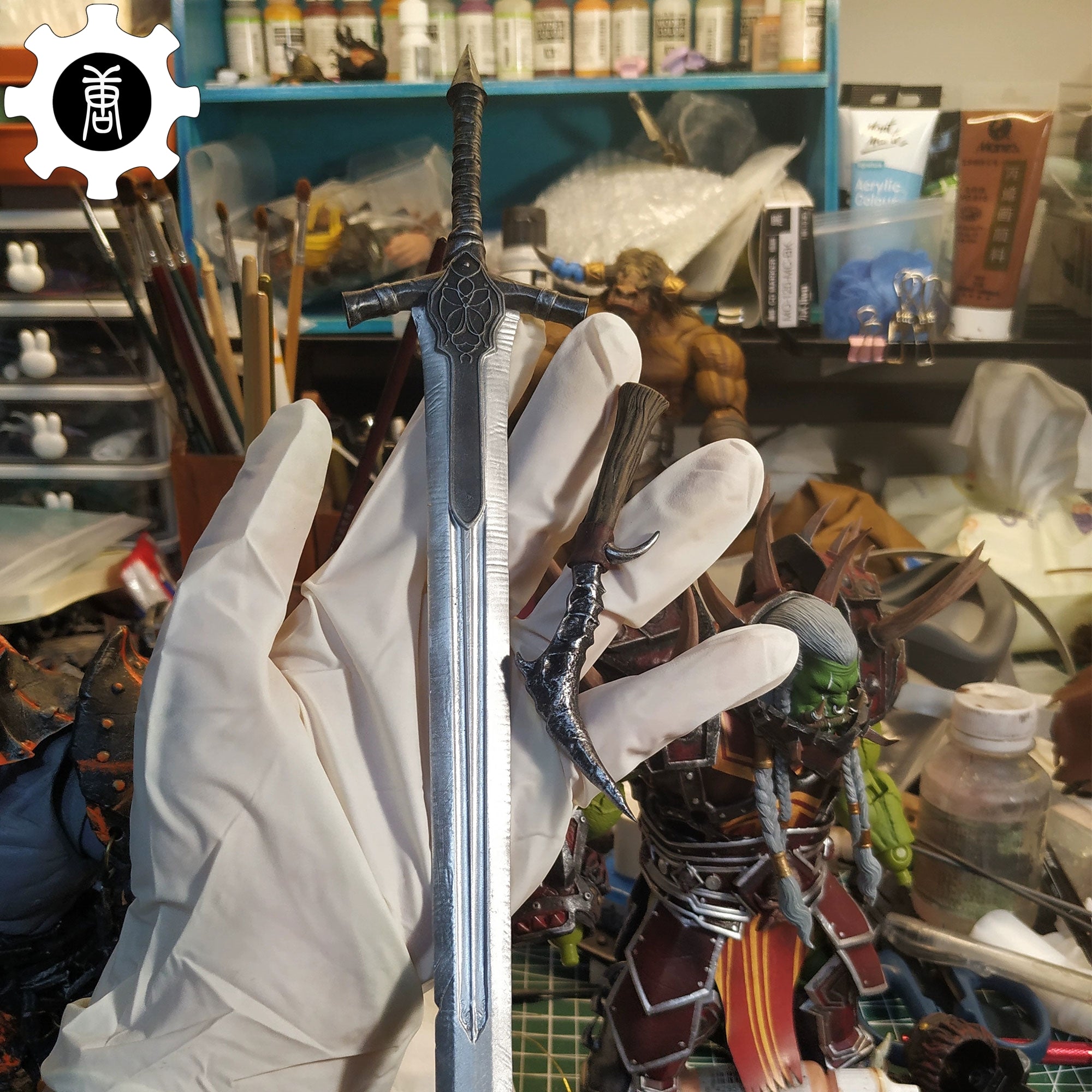 3D Printed 1:6 Scale Farron Greatsword Abyss Watchers Dagger - Tophatter Daily Deals