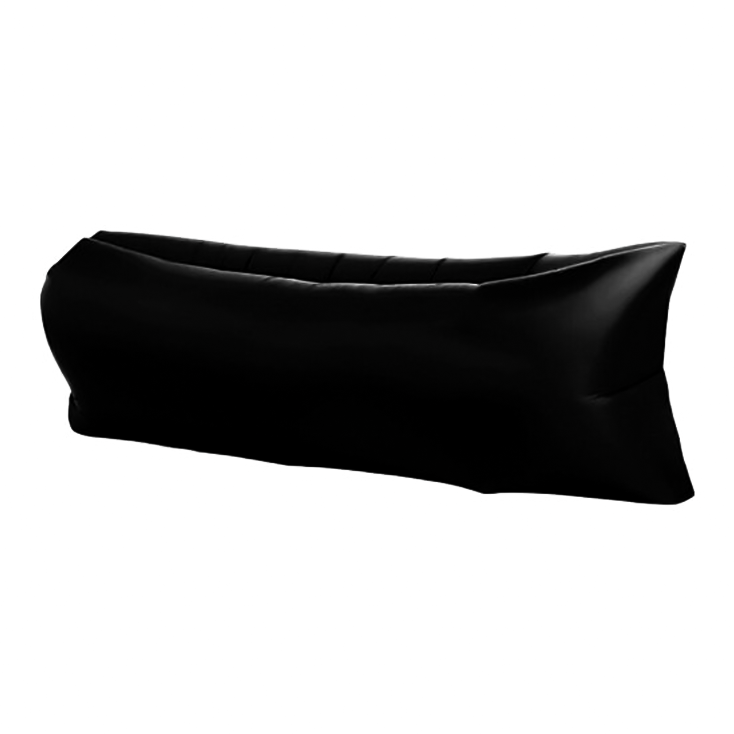 Inflatable Beach Lounger - Portable Sofa Air Bed Lounger Sofa Sack Beach Bag Camping Black Outdoor Recreation - Tophatter Daily Deals
