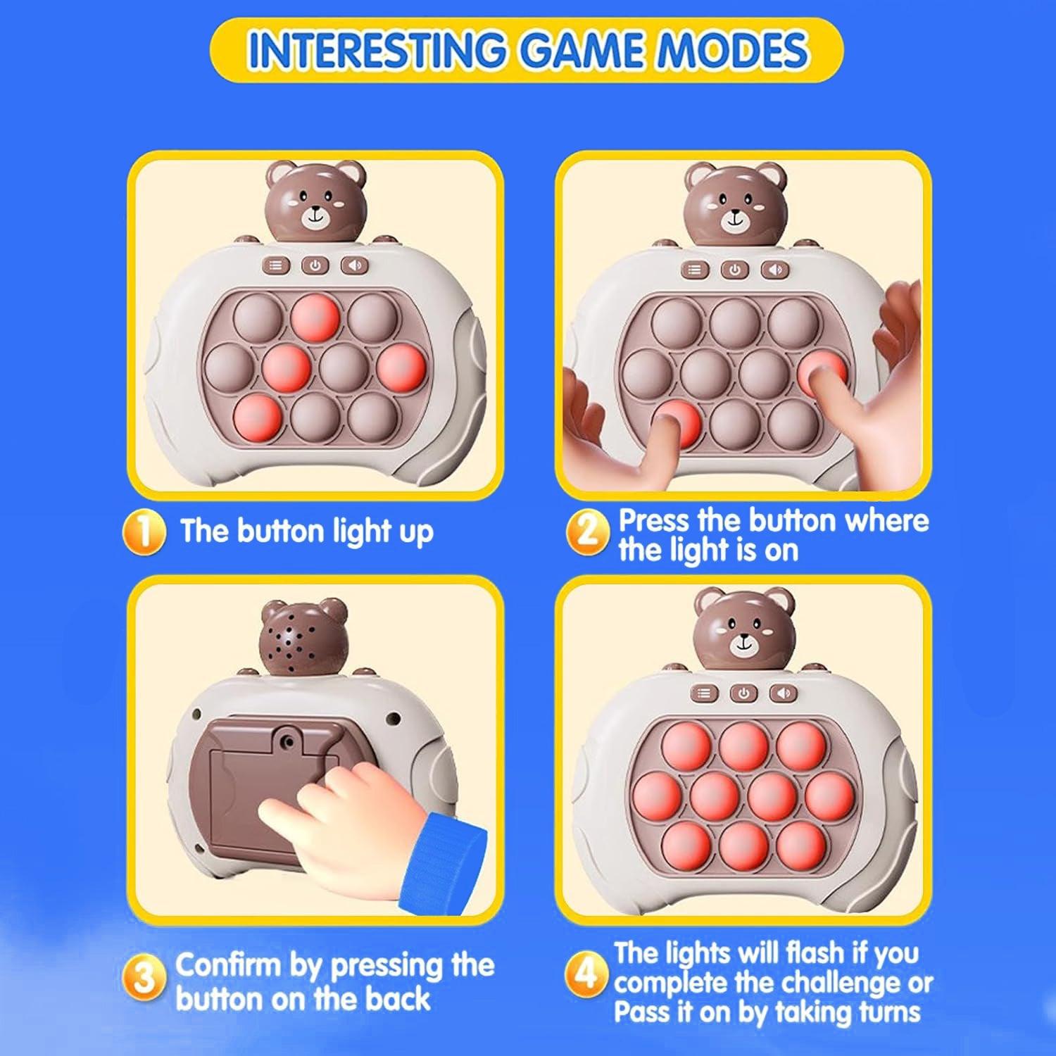 Funny Puzzle Game - Pop Push It Game Controller Bubble Sensory Fidget Learning Toys For Kids Baby & Toddler - Tophatter Daily Deals