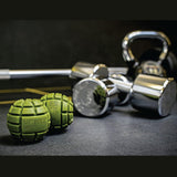 Grenadier Grips by Gunsmith - 2x Gunsmith Fitness Grenadier Grips Unique Fat Bar Dumbell/Barbell Grips For Huge Size Gains, Explosive Power Dumbbeells - Tophatter Daily Deals