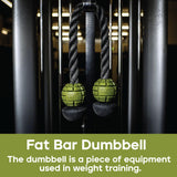 Grenadier Grips by Gunsmith - 2x Gunsmith Fitness Grenadier Grips Unique Fat Bar Dumbell/Barbell Grips For Huge Size Gains, Explosive Power Dumbbeells - Tophatter Daily Deals