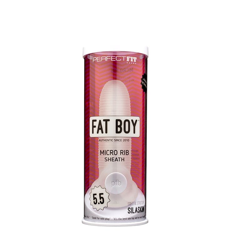 Fat Boy Micro Rib Penis Sheath 5.5 Inch – Adding 0.7 Inches of Girth > Sex Toys For Men > Penis Sleeves - Tophatter Daily Deals