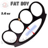 Fat Boy Extra Thick Buckle & Paperweight - Black Chubby Chunk Knuckles Belt Buckle - Tophatter Daily Deals