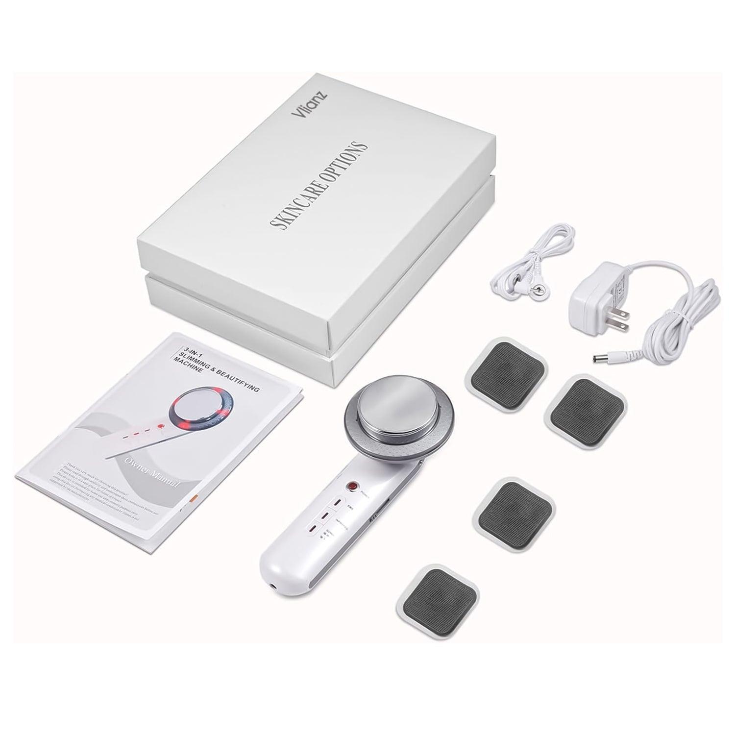 Fat Burner Machine - Body Slimming Massager EMS Machine Ultrasonic Cavitation Fat Burner 3in1 Therapy Health & Beauty - Tophatter Daily Deals