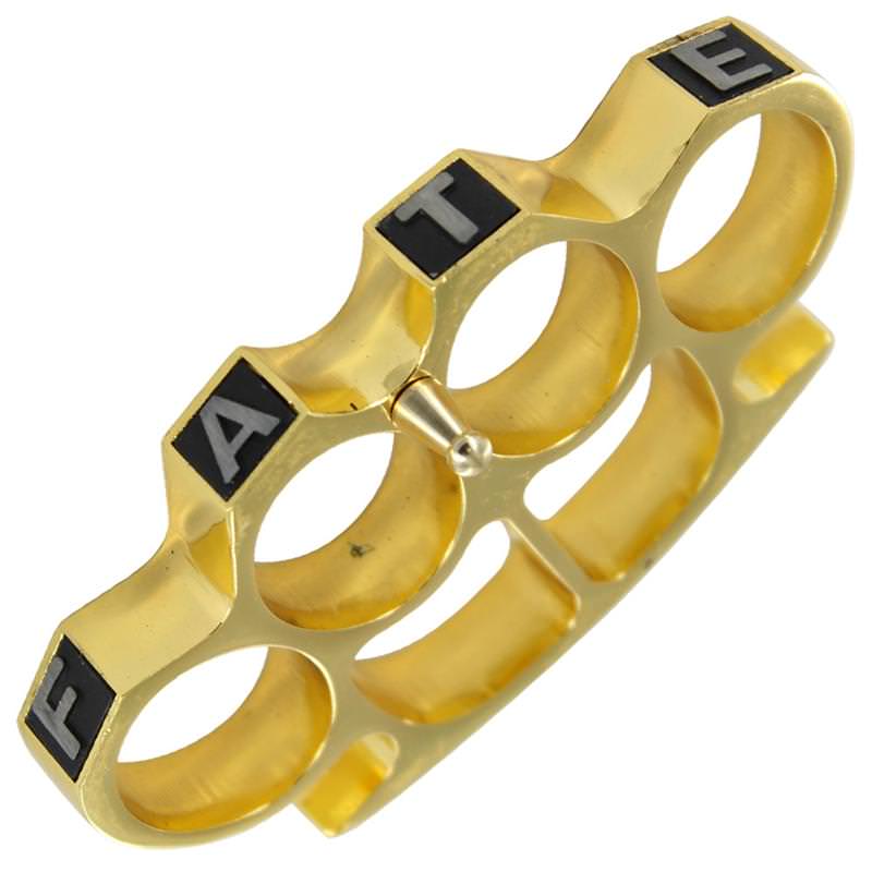 Fate or Destiny Buckle Knuckle Paperweight - Tophatter's Army Products & Self Defense Collectible Weapons - Tophatter Daily Deals