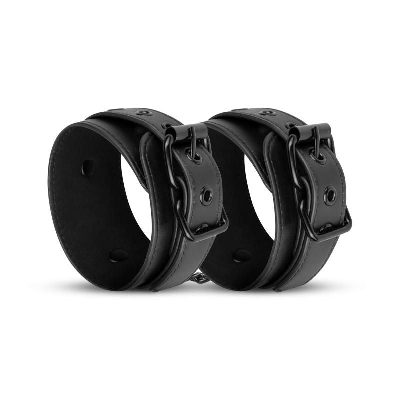 Faux Leather Handcuffs in Black > Bondage Gear > Restraints - Tophatter Daily Deals