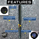 Lightning Rod 7,000,000* Stun Baton Stun Baton - Tophatter Daily Deals