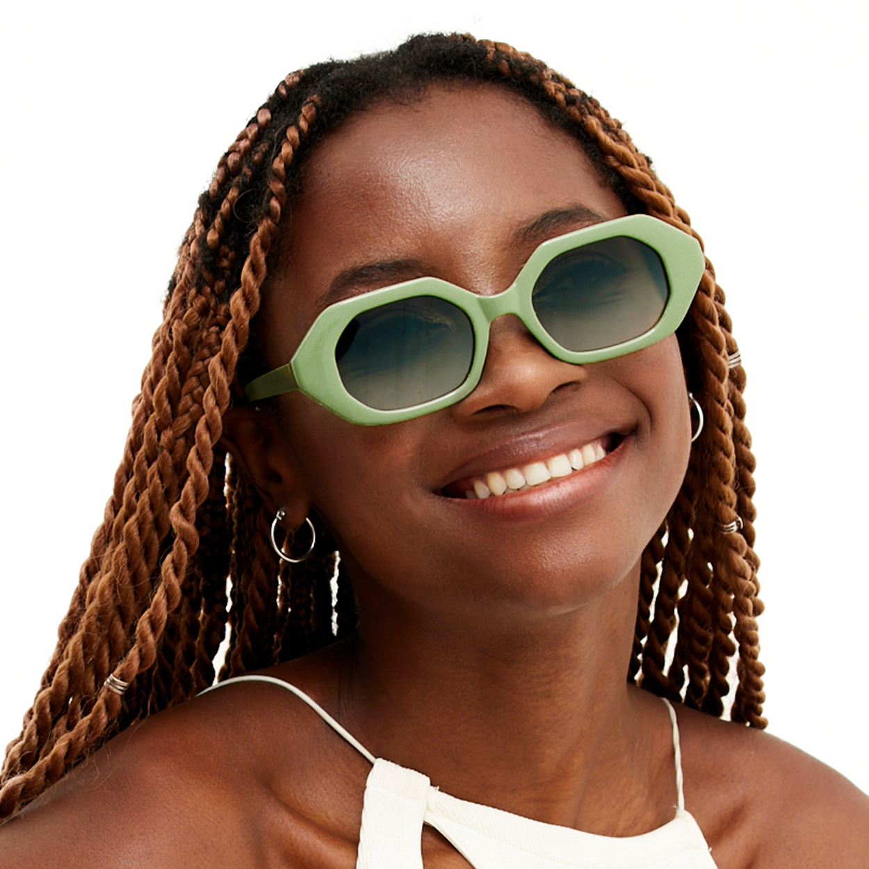 TopFoxx Came To Win - Green Women's Sunglasses Sunglasses - Tophatter Daily Deals