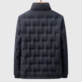 Lightweight Versatile Men’s Down Jacket - Quilted Windproof - Tophatter Daily Deals
