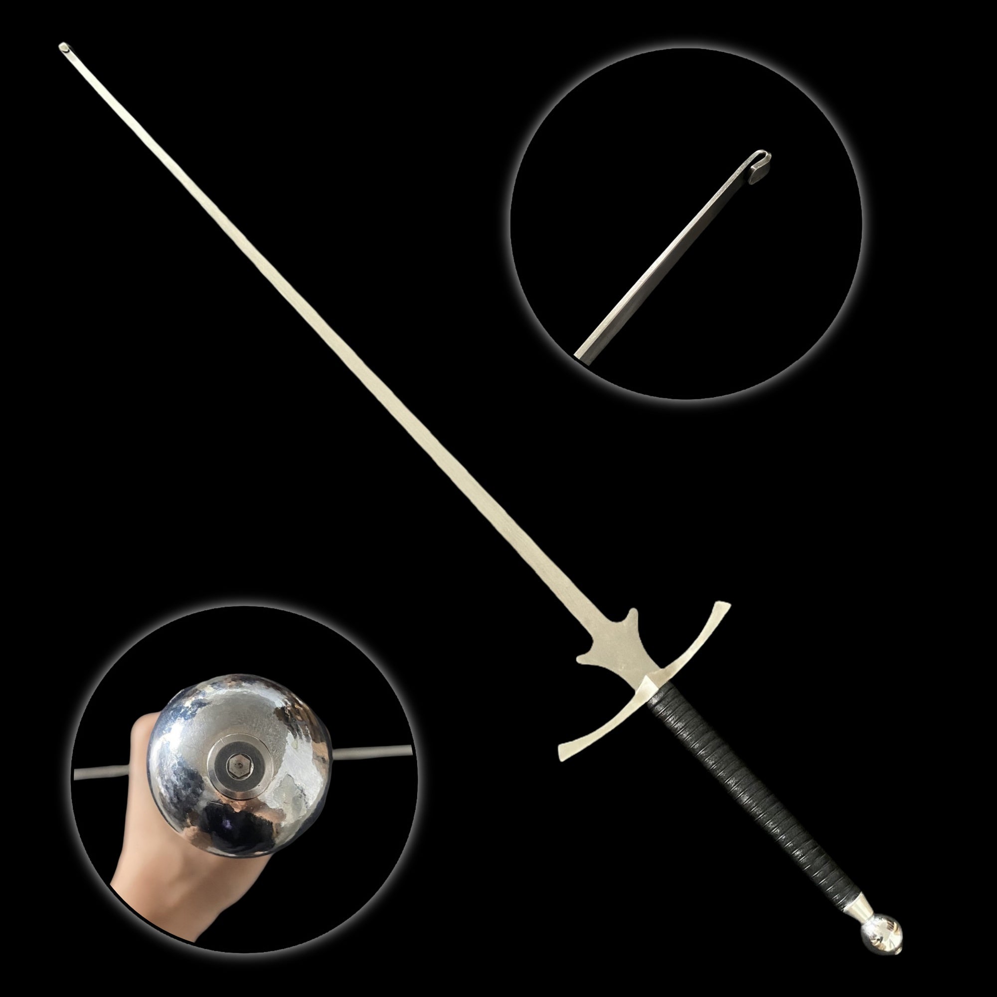 Prime Steel Claymore Training Sword Fencing Practice Sword - Tophatter Daily Deals