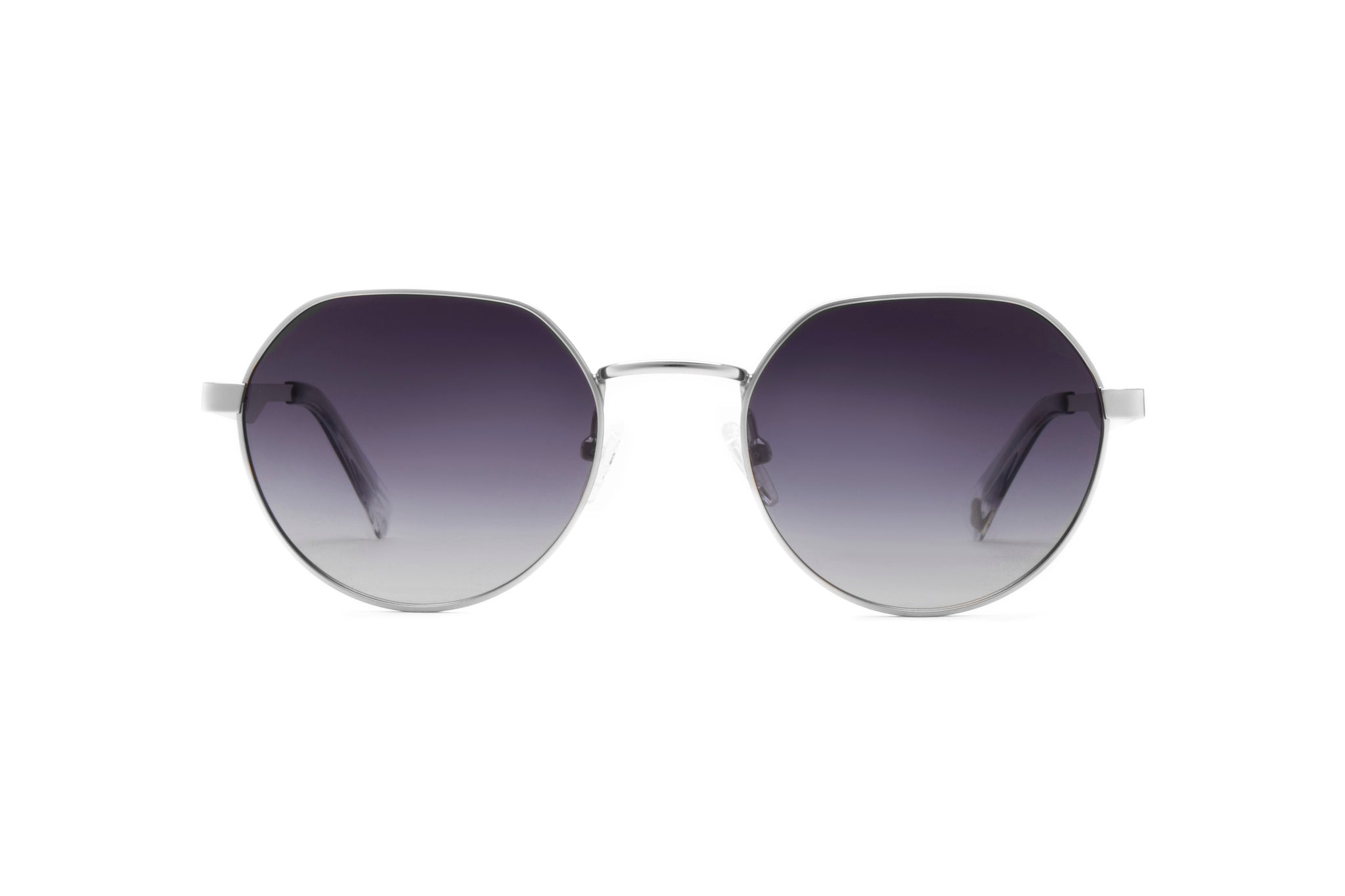 Biscayners Fernwood Silver Women's Sunglasses Sunglasses - Tophatter Daily Deals