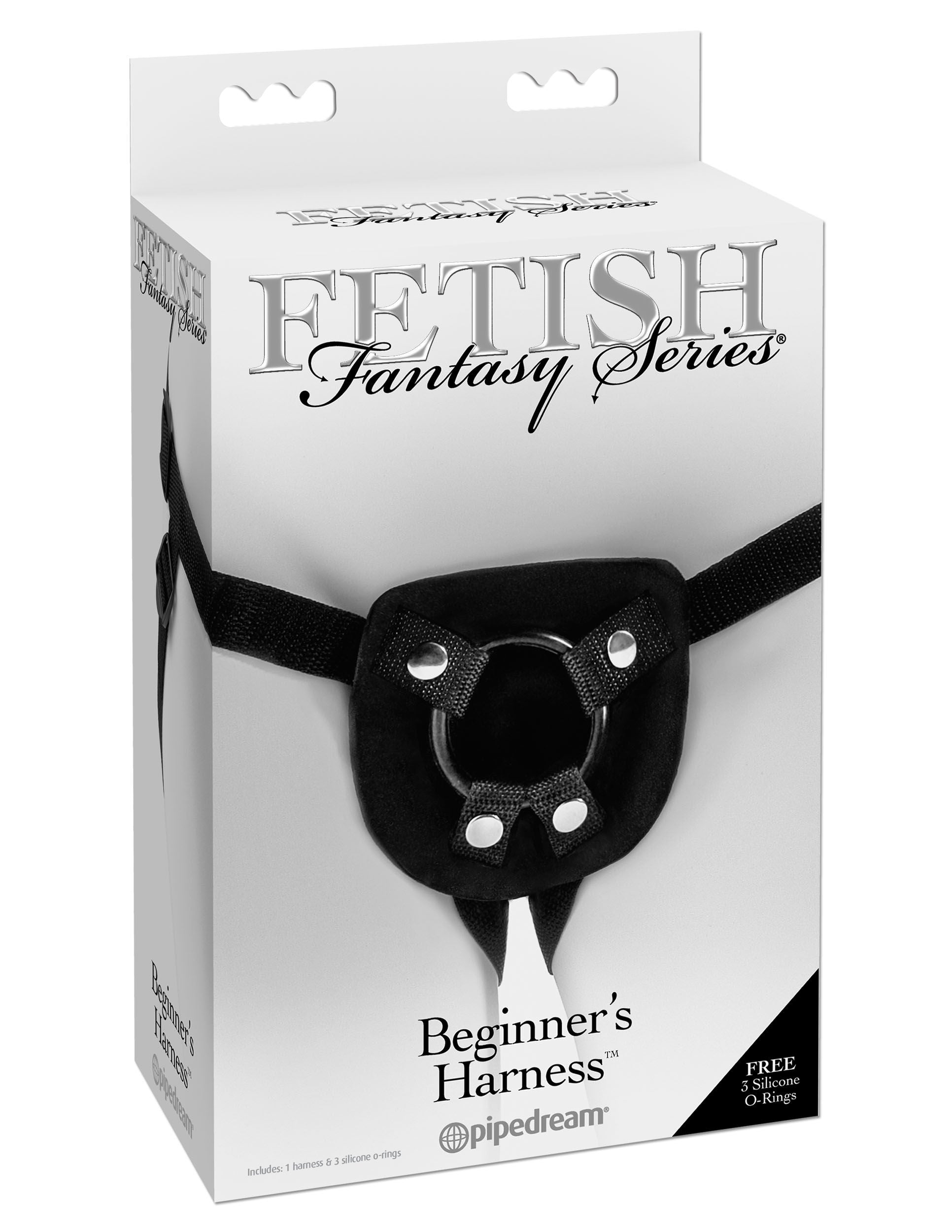 Fetish Fantasy Beginners Harness Black Adjustable Strap Harness > Dildos > Strap On Harnesses - Tophatter Daily Deals