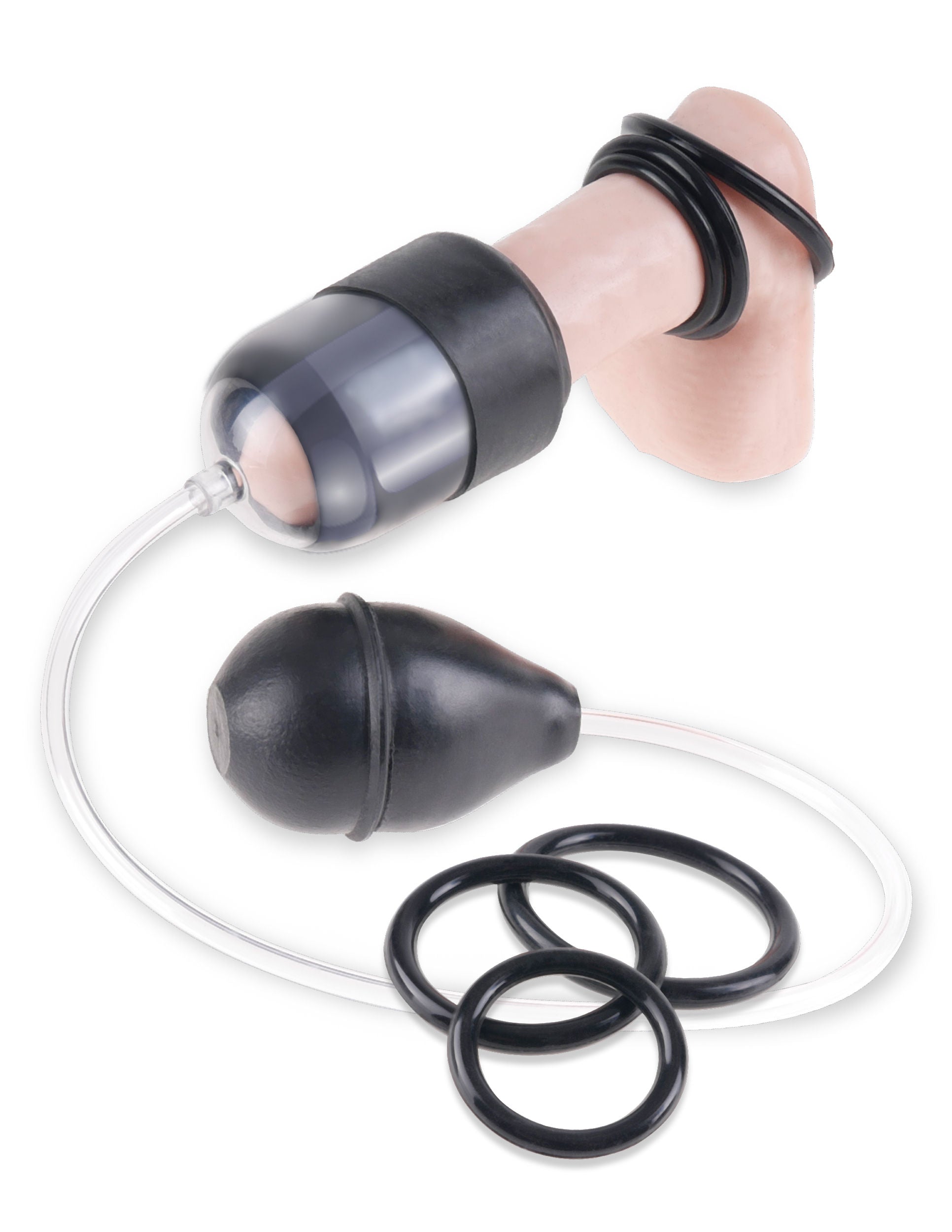 Fetish Fantasy Suck N Stroke Head Pump Penis Enlarger Toy > Pumps > Penis Pumps Electric - Tophatter Daily Deals