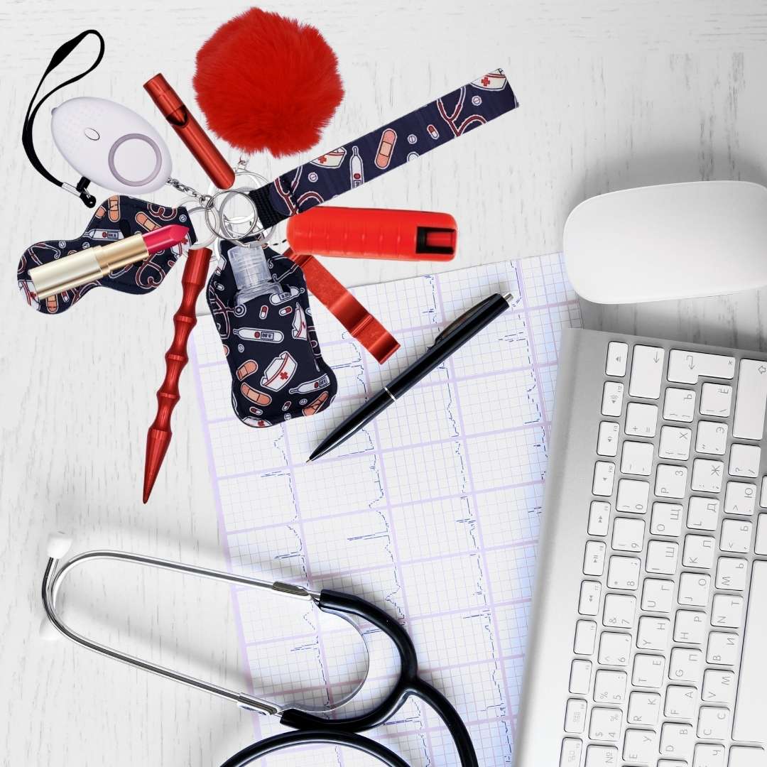 Fight Fobs® Medical Nurse/Doctor Self Defense Key Chain Gift Set Self-Defense Keychains - Tophatter Daily Deals