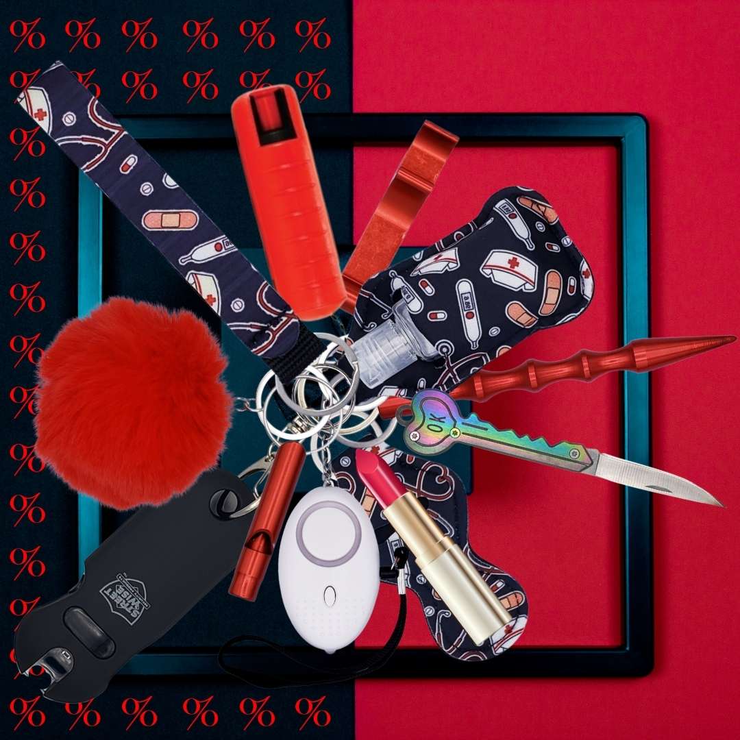 Fight Fobs® Medical Nurse/Doctor Self Defense Key Chain Gift Set Self-Defense Keychains - Tophatter Daily Deals