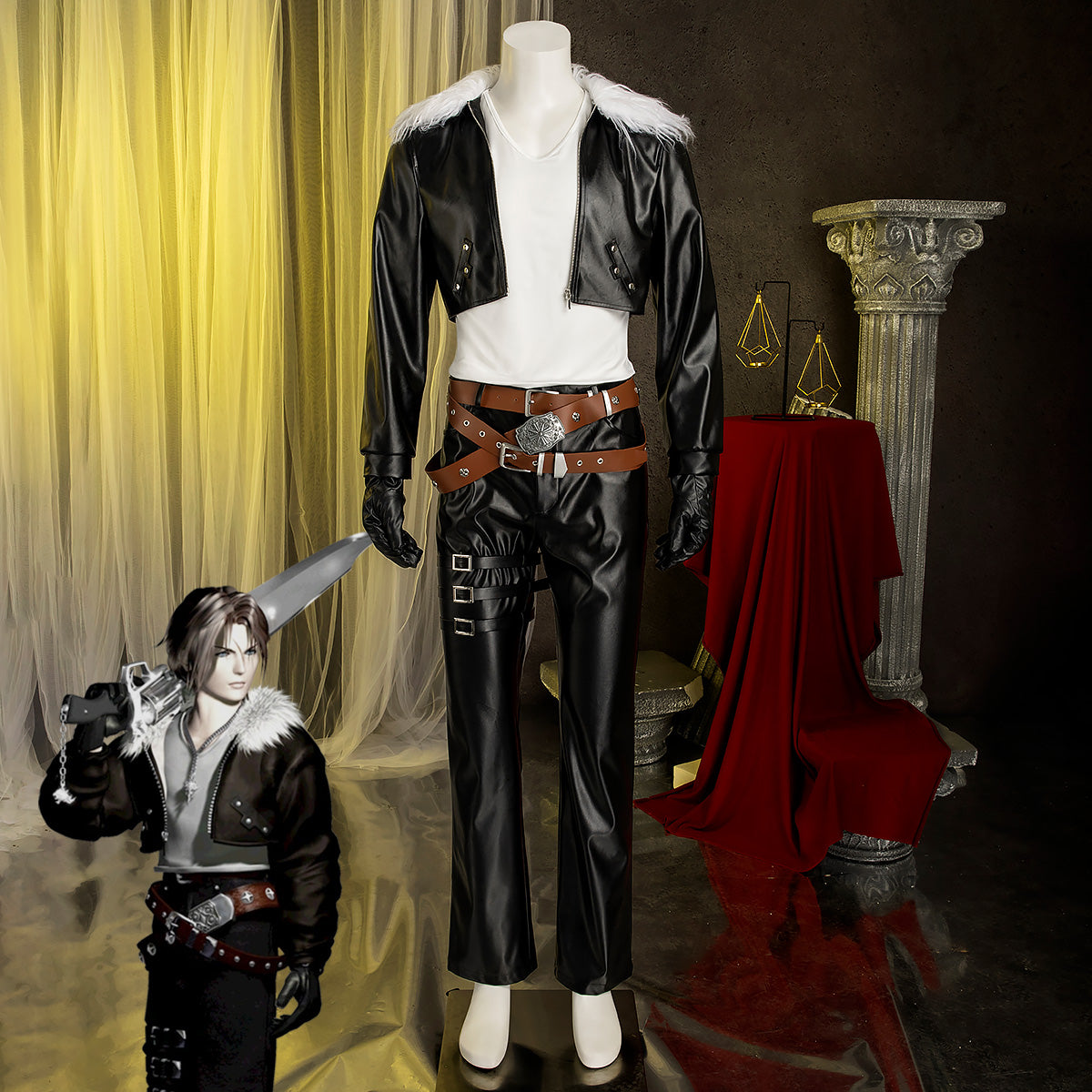 Final Fantasy VIII Squall Cosplay Costume Costume - Tophatter Daily Deals