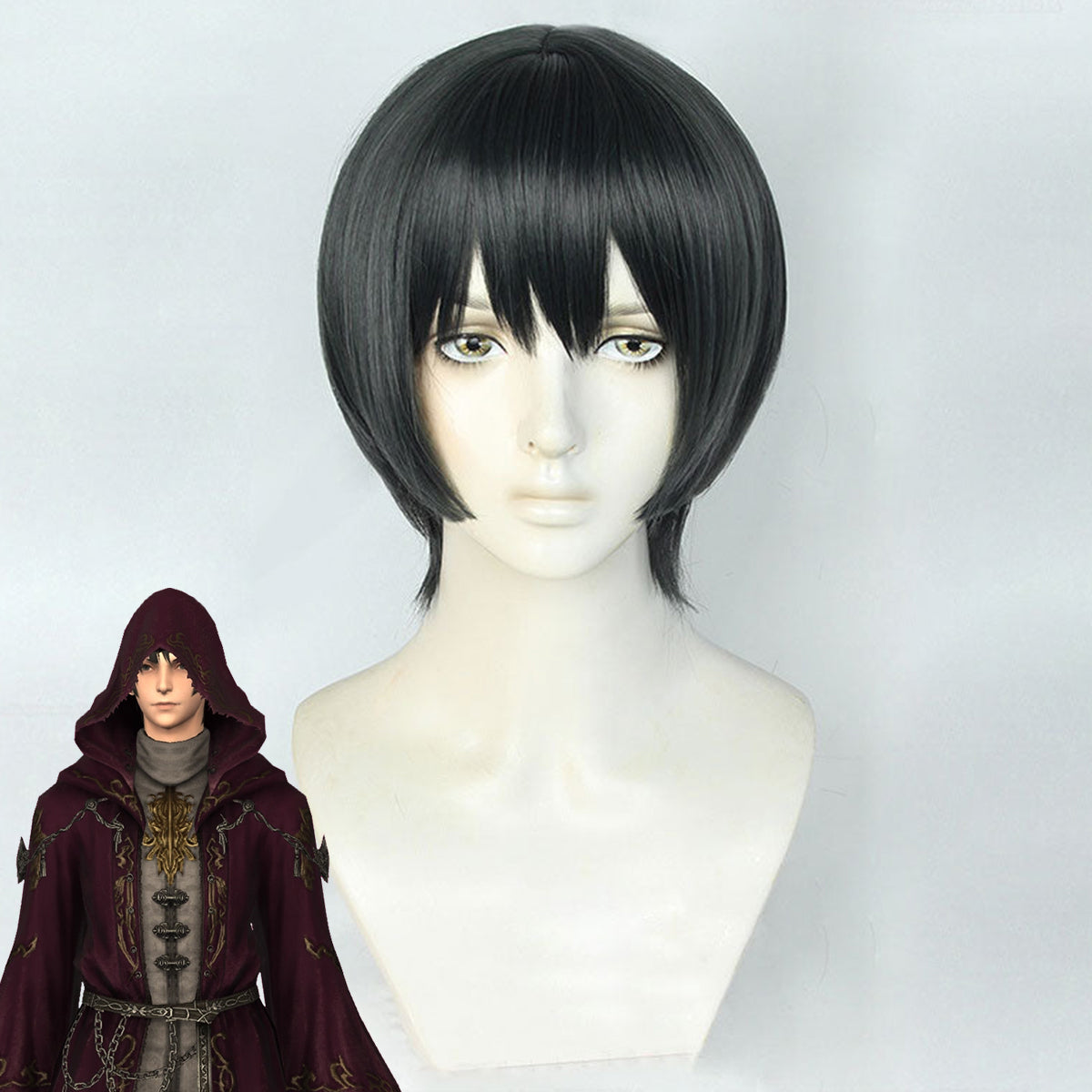 Final Fantasy XIV Fandaniel Cosplay Wig Wig - Tophatter Daily Deals
