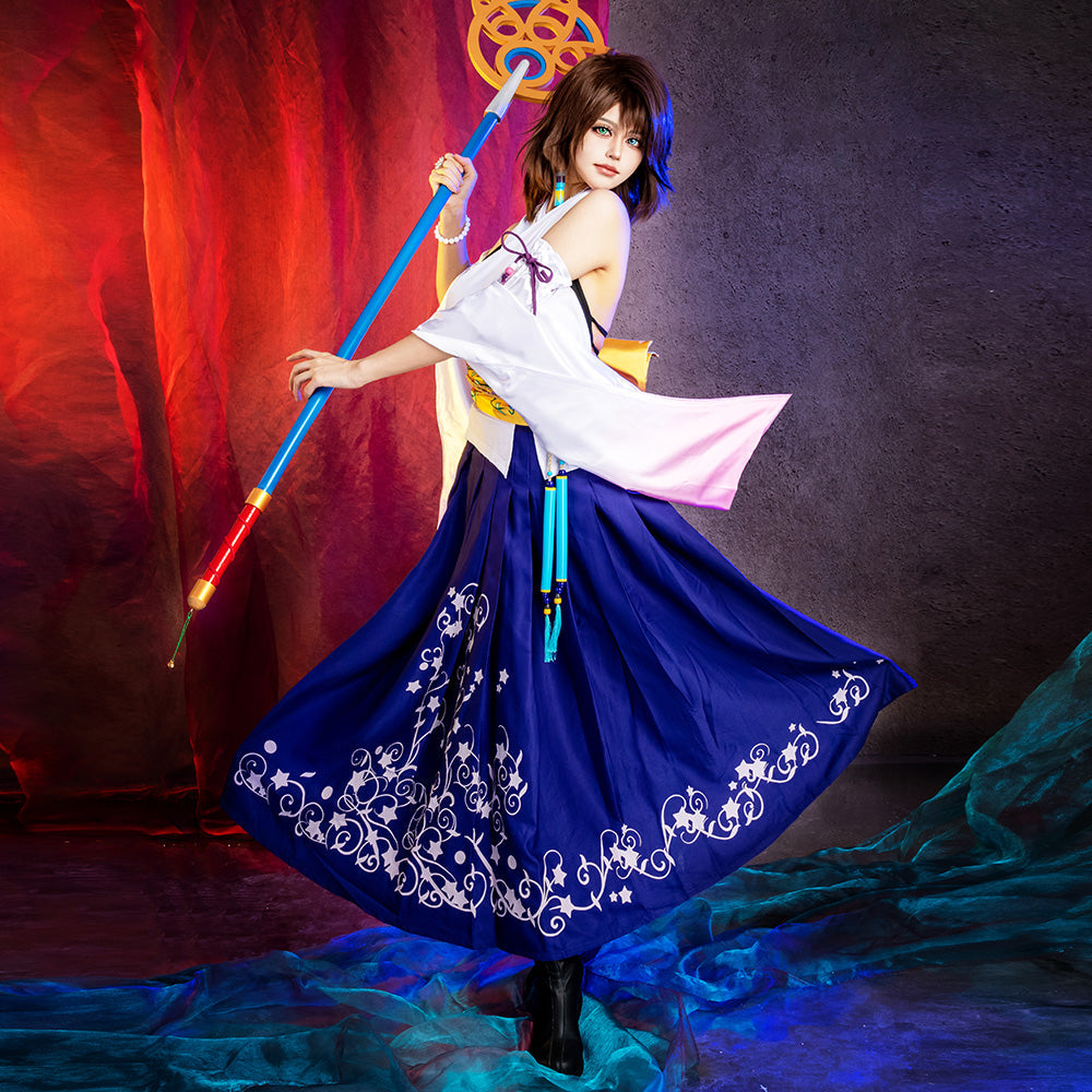 Final Fantasy X FF10 Yuna Cosplay Costume - Deluxe Version Costume - Tophatter Daily Deals