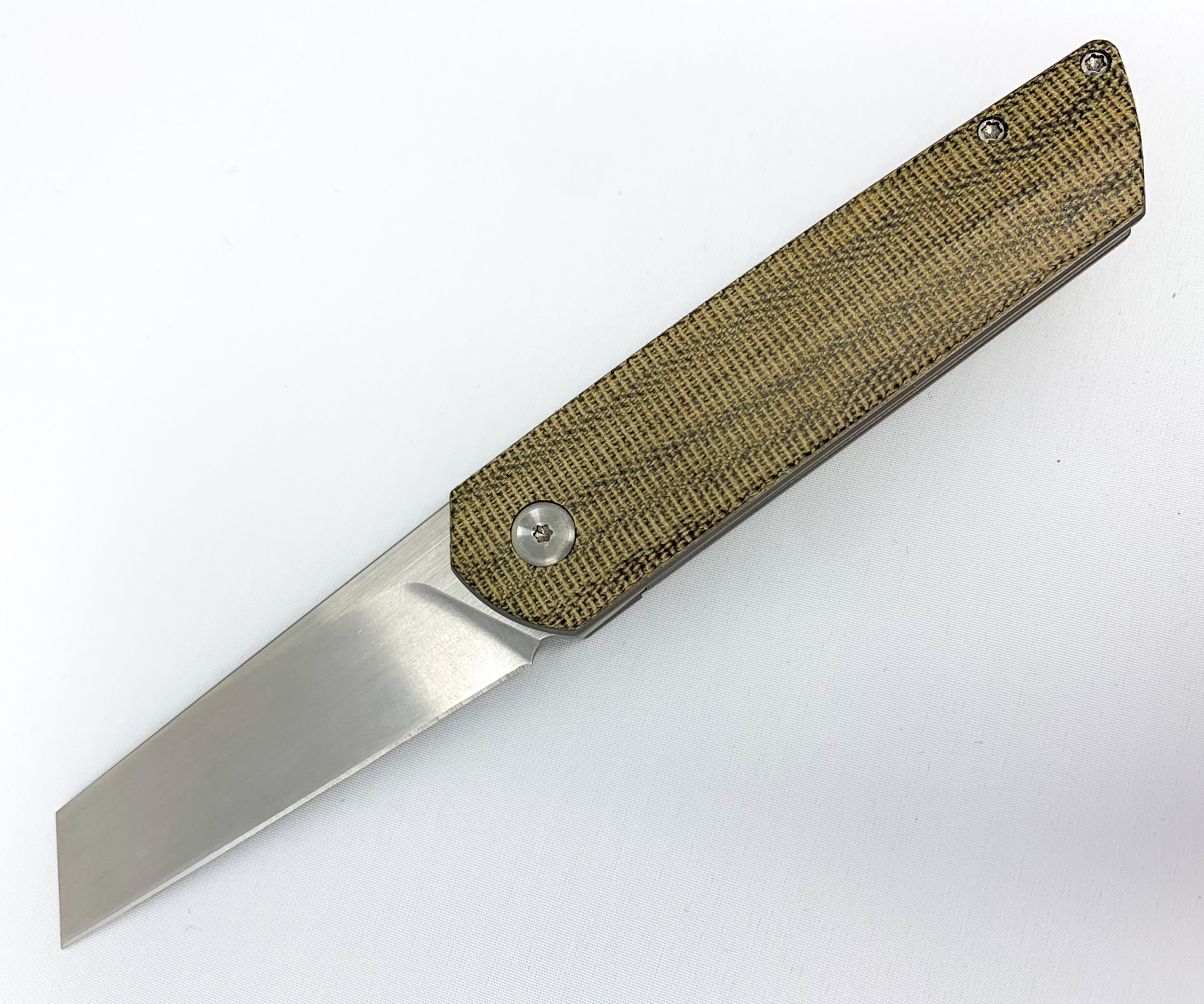Brian Brown Knives Finch - M390 Steel - Green Micarta Handle - CLOSEOUT Knives - Tophatter Daily Deals