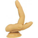 Finger Fest Dildo Double Up Flesh – Silicone Suction Cup Dildo > Dildos > Other Dildos - Tophatter Daily Deals