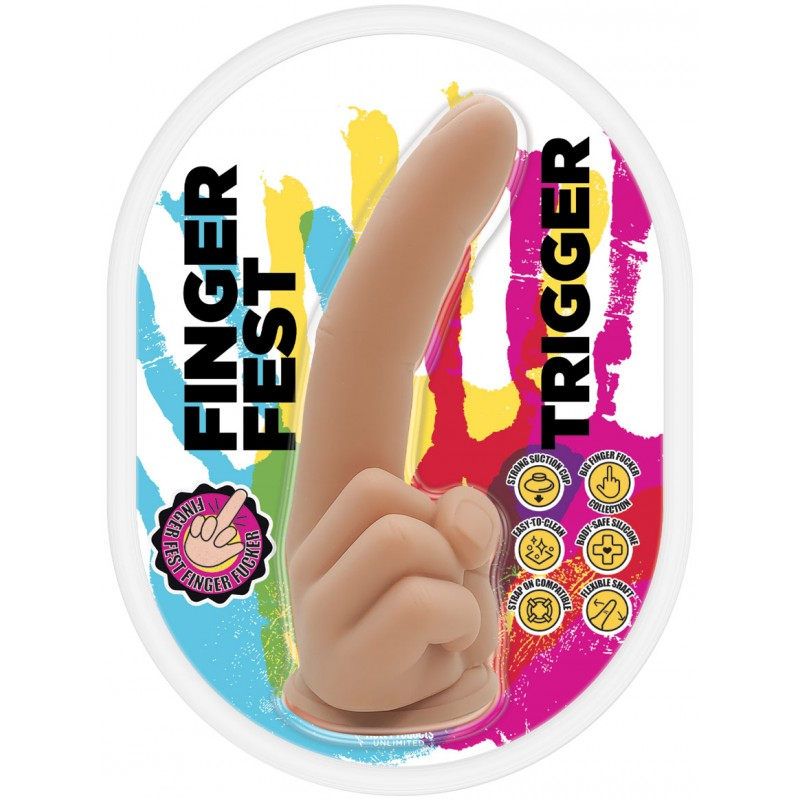 Finger Fest Dildo Trigger Flesh > Dildos > Other Dildos - Tophatter Daily Deals