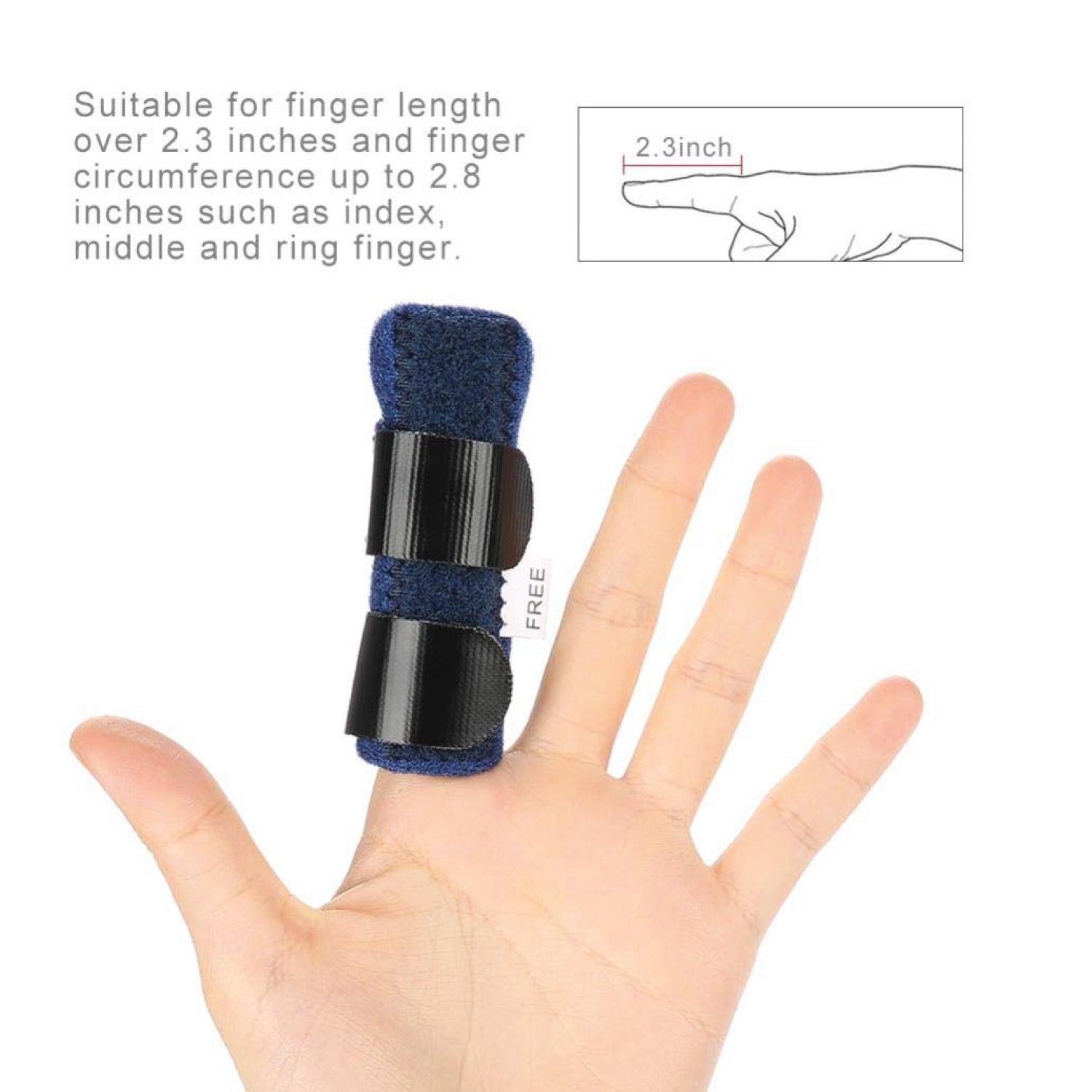 Splints for Trigger Fingers - Support Trigger Straightener Bandage Mallet Brace for Fingers Pain Finger Supports with Built-in Aluminium Personal Care - Tophatter Daily Deals