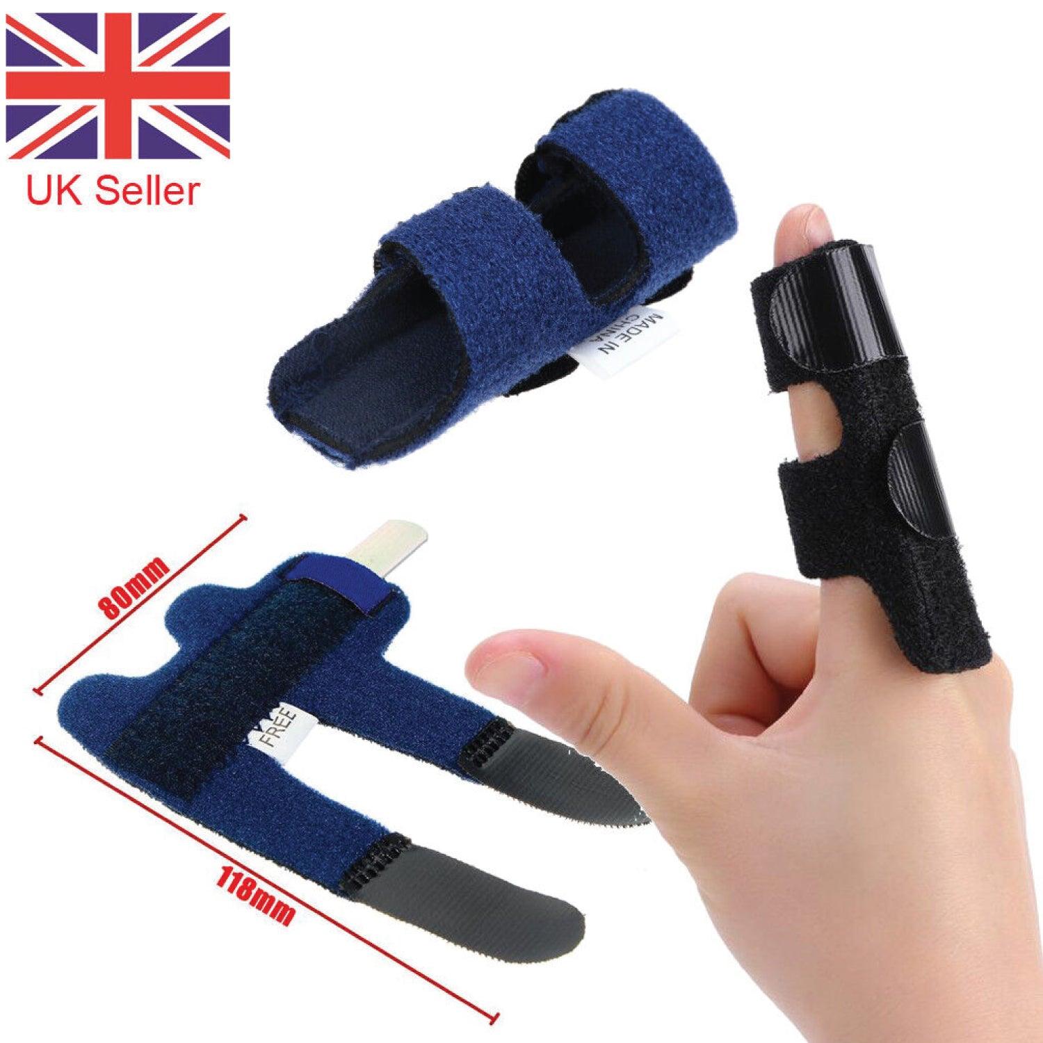 Splints for Trigger Fingers - Support Trigger Straightener Bandage Mallet Brace for Fingers Pain Finger Supports with Built-in Aluminium Personal Care - Tophatter Daily Deals