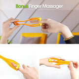 Hand Massager Machines - Electric Hand Massager for Palm Massage Cordless Heat Accupressure Massager Personal Care - Tophatter Daily Deals
