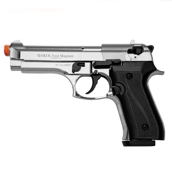 EKOL V92F Firat Magnum Chrome - 9mm Blank Front Firing Replica Gun - Tophatter's Weapons'N'Deals Blank Firing Replica Guns - Tophatter Daily Deals