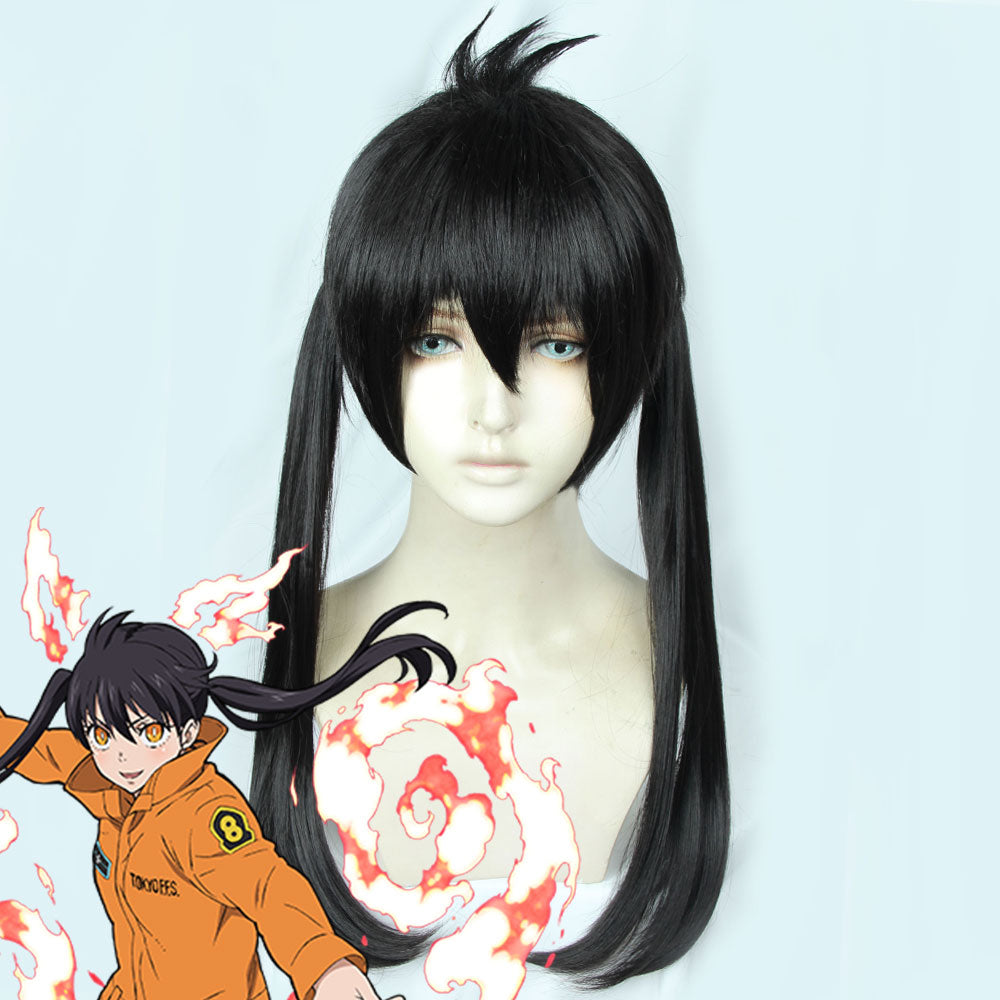 Fire Force Enen No Shouboutai Tamaki Kotatsu Black Cosplay Wig Wig - Tophatter Daily Deals