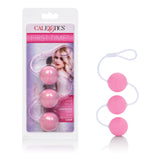First Time Love Balls Triple Lover Pink Kegel Balls Set 1.25 Inch Each with Retrieval Loop > Sex Toys For Ladies > Kegel Exercise - Tophatter Daily Deals