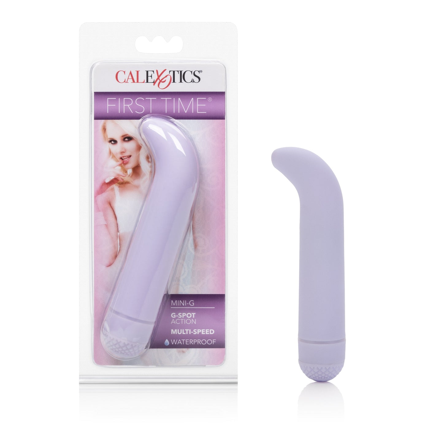 First Time Mini-G Purple 4.5 Inch Multi-Speed G-Spot Vibrator with Curved Tip and Waterproof Design > Sex Toys For Ladies > G-Spot Vibrators - Tophatter Daily Deals