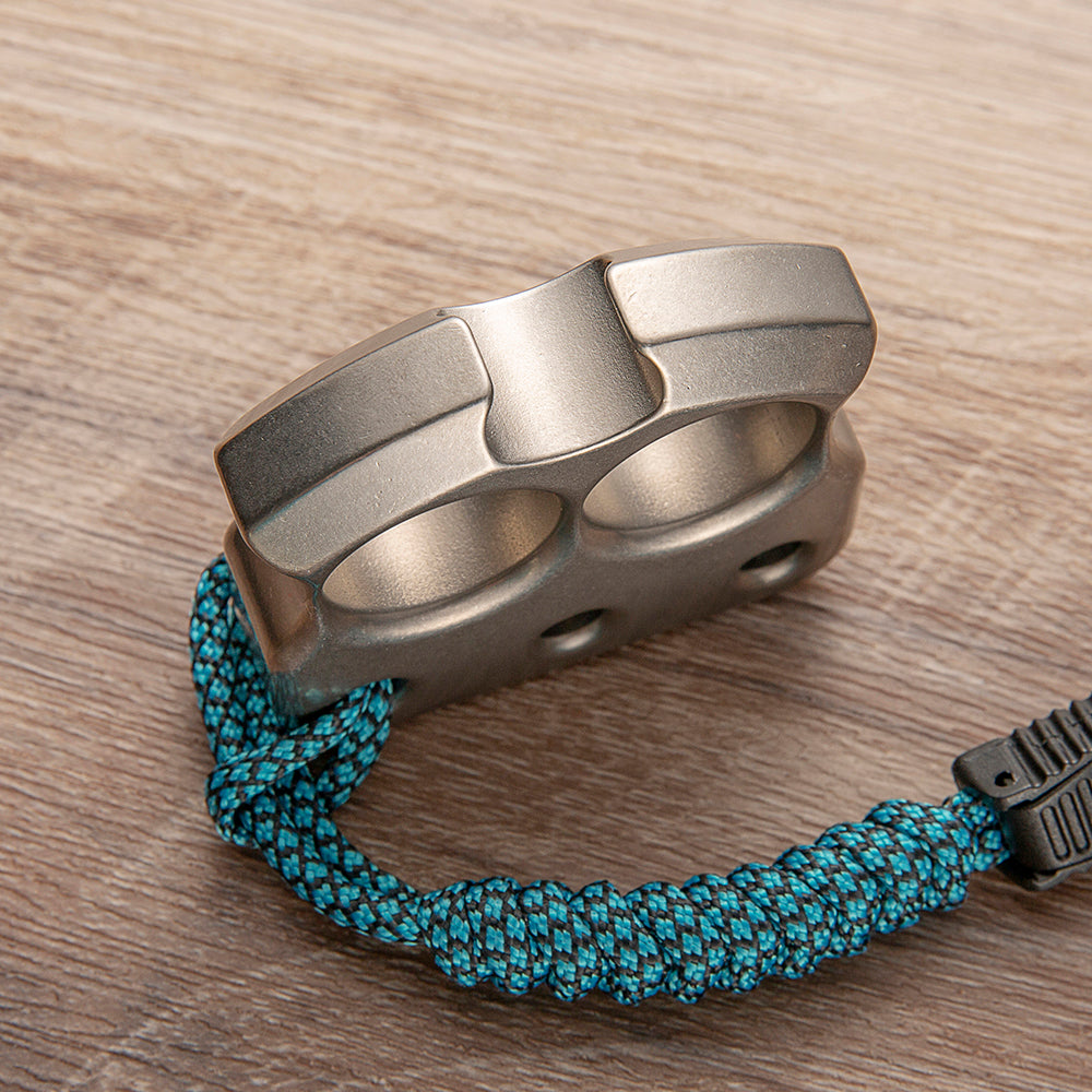 Titanium Alloy Fist Knuckles Brass Knuckles - Tophatter Daily Deals