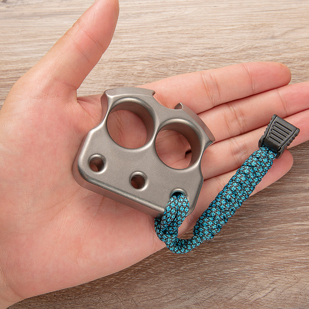 Titanium Alloy Fist Knuckles Brass Knuckles - Tophatter Daily Deals