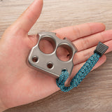 Titanium Alloy Fist Knuckles Brass Knuckles - Tophatter Daily Deals