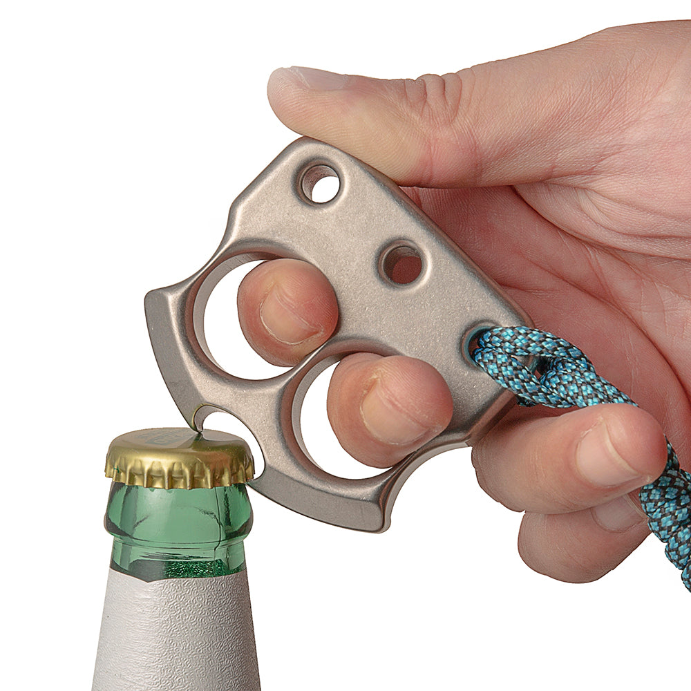 Titanium Alloy Fist Knuckles Brass Knuckles - Tophatter Daily Deals