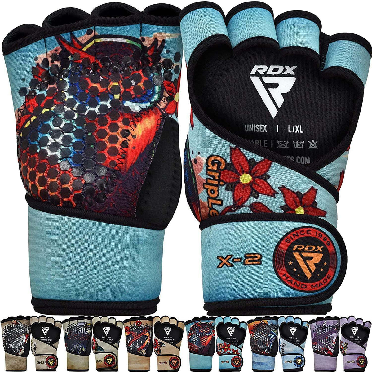 Gloves for Gym With Wrist Support - Weight Lifting Gloves, Fitness Gloves, Training gloves, Gym Gloves Blue Exercise & Fitness - Tophatter Daily Deals