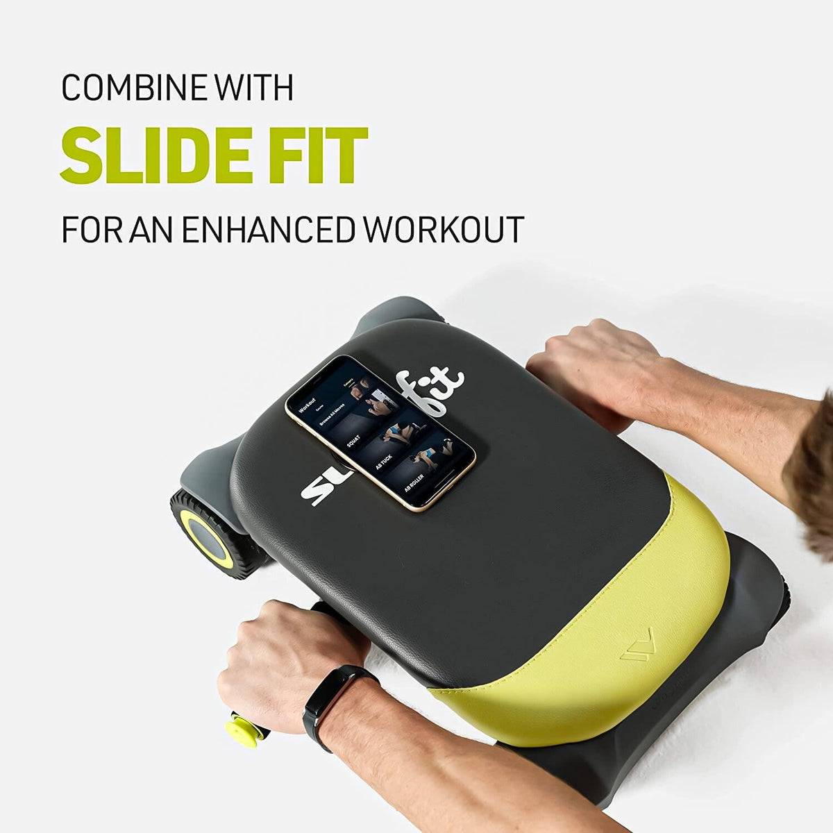 Rollout Wheel Abs - Fitness Skateboard Ab wheel Roller Exercise & Fitness - Tophatter Daily Deals