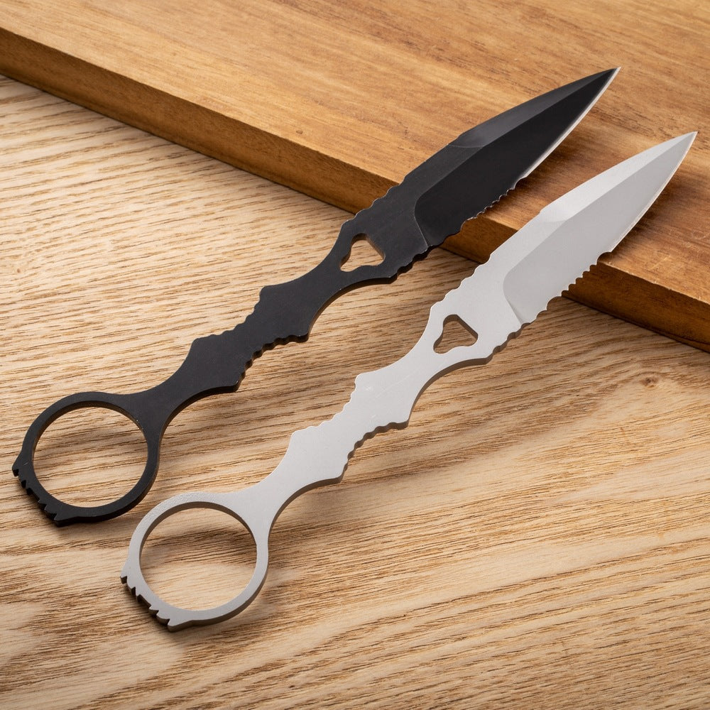 Fixed Blade TacticalKnife COMBO SOCP Dagger3.22" Blade, K sheath - Tophatter Daily Deals