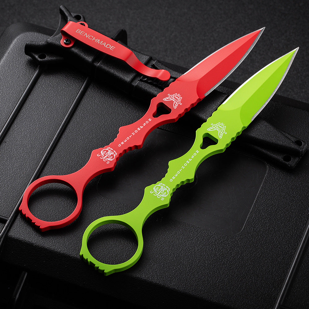 Fixed Blade TacticalKnife COMBO SOCP Dagger3.22" Blade, K sheath - Tophatter Daily Deals