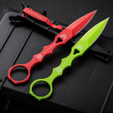 Fixed Blade TacticalKnife COMBO SOCP Dagger3.22" Blade, K sheath - Tophatter Daily Deals
