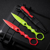 Fixed Blade TacticalKnife COMBO SOCP Dagger3.22" Blade, K sheath - Tophatter Daily Deals