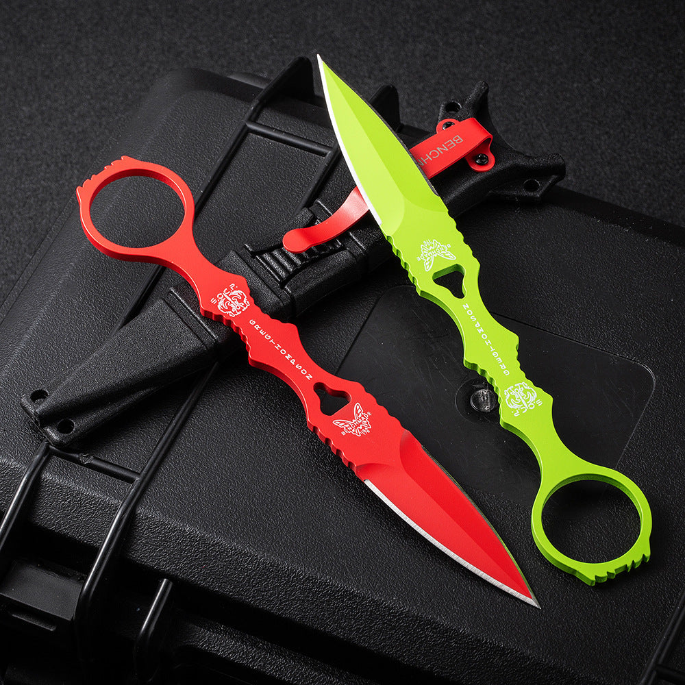 Fixed Blade TacticalKnife COMBO SOCP Dagger3.22" Blade, K sheath - Tophatter Daily Deals