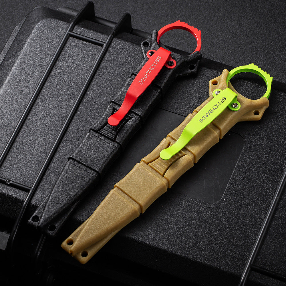 Fixed Blade TacticalKnife COMBO SOCP Dagger3.22" Blade, K sheath - Tophatter Daily Deals