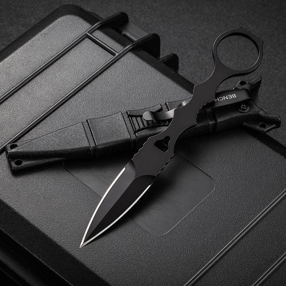 Fixed Blade TacticalKnife COMBO SOCP Dagger3.22" Blade, K sheath - Tophatter Daily Deals