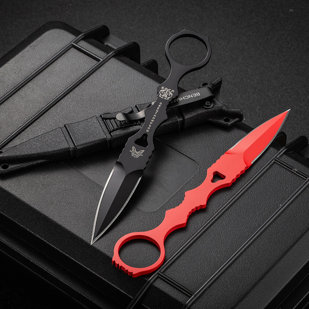 Fixed Blade TacticalKnife COMBO SOCP Dagger3.22" Blade, K sheath - Tophatter Daily Deals