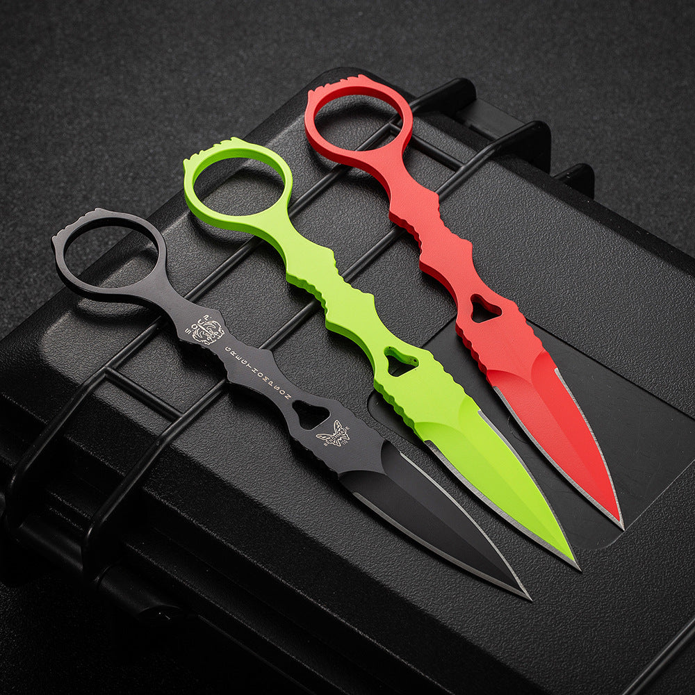 Fixed Blade TacticalKnife COMBO SOCP Dagger3.22" Blade, K sheath - Tophatter Daily Deals